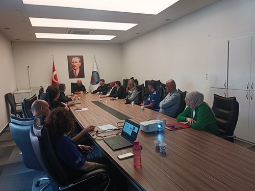 İLÇEMİZDE AFET MÜDAHALE PLANI BİLGİLENDİRME TOPLANTISI GERÇEKLEŞTİRİLDİ.
